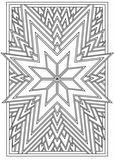 Download, print, color-in, colour-in Page 25 - middle star